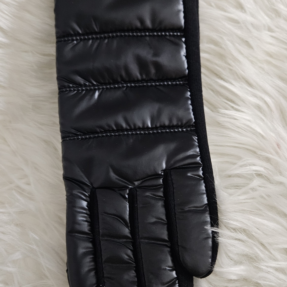 Black Quilted Men's Glove